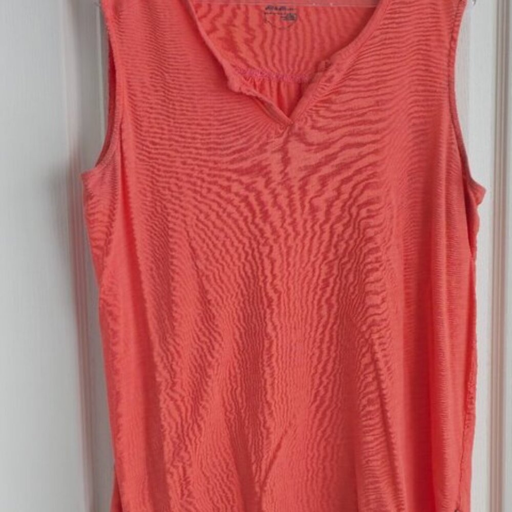 Notched Neck Tank Top